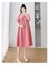 Stylish 2026 Summer Maternity Two-Piece Set: Camisole Top and Dress