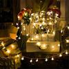 1.5m/3m/6m/10m LED Star String Lights Christmas Garland AA Battery Powered Wedding Party Curtain String Fairy Lamps For Home