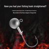 King Lure Enhanced 3X Anti-Snag Jig Head Hook for Soft Baits