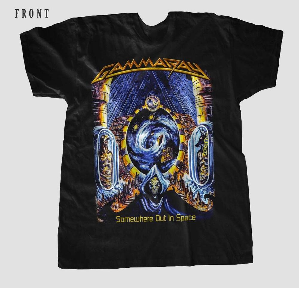 

Gamma Ray – Somewhere Out in Space For Fan Black Size S to 4XL T-Shirt Tops Tee L