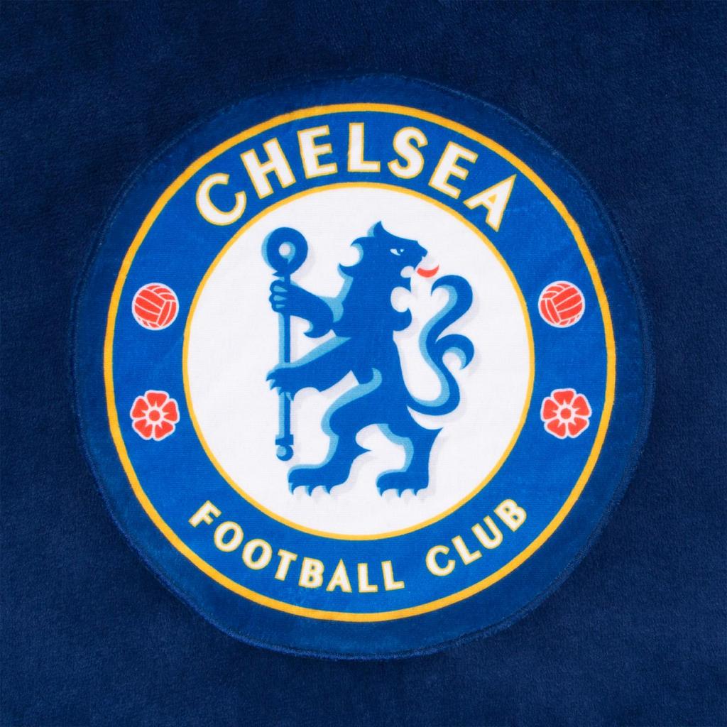 Chelsea FC Childrens/Kids Crest Oversized Blanket Hoodie