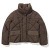 W Teddy Diamond Quilting Puffer  broWn 