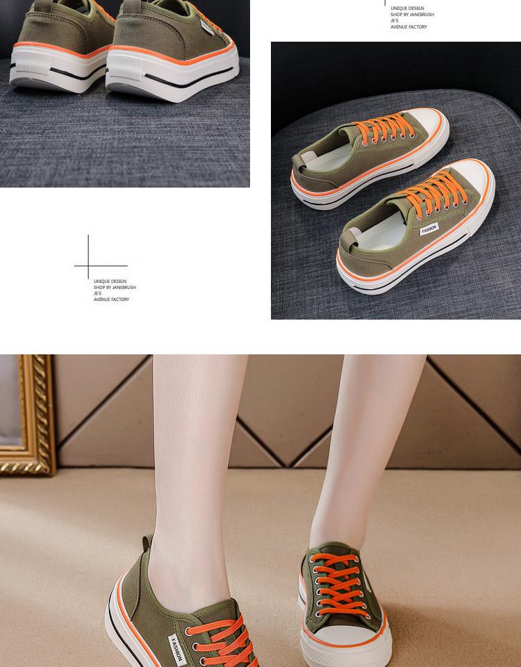 2026 Koreanischer Stil Damen Low-Top Canvas Schuhe - Einfarbige, Leichte, Flache Sohle, Trendige Laufschuhe für die Freizeit