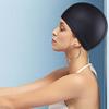 Swimming Hat Extra Soft High Elastic Waterproof Solid Color Non-slip Design Faux Leather Ear Protection Pool Swimming Hat Beanie Caps for Women