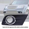 Fog Light Cover Fog Light Cover with Chrome  Trim Abrasion Proof Stylish Front Bumper Fog Lamps Bezel Trim Fog Light Frame