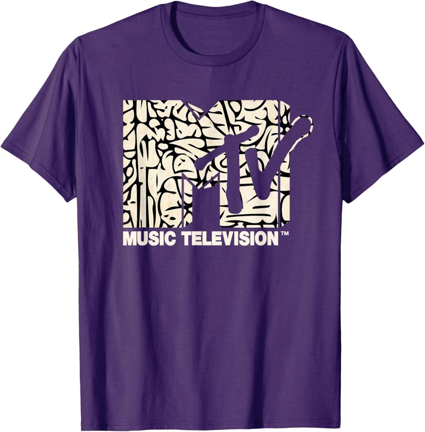 MTV - MTV Sexy Animal Print Logo for Sexy People T-Shirt S разноцветный