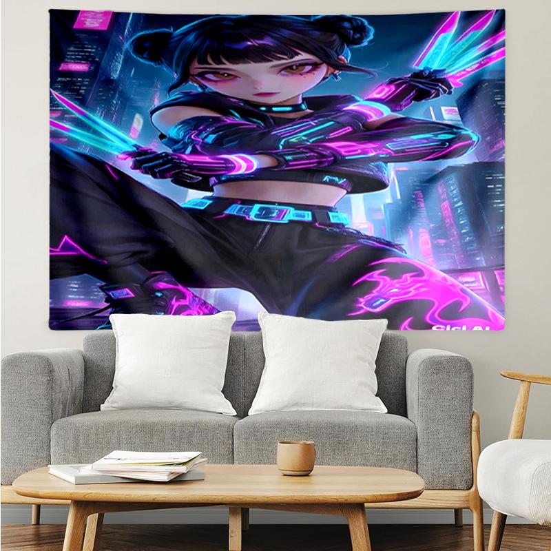 Kpop cartoon Tapestry Hanging for Bedroom,Livingroom, Playroom,Decor Art Room Wall Tapestry Holiday and Birthday Gifts