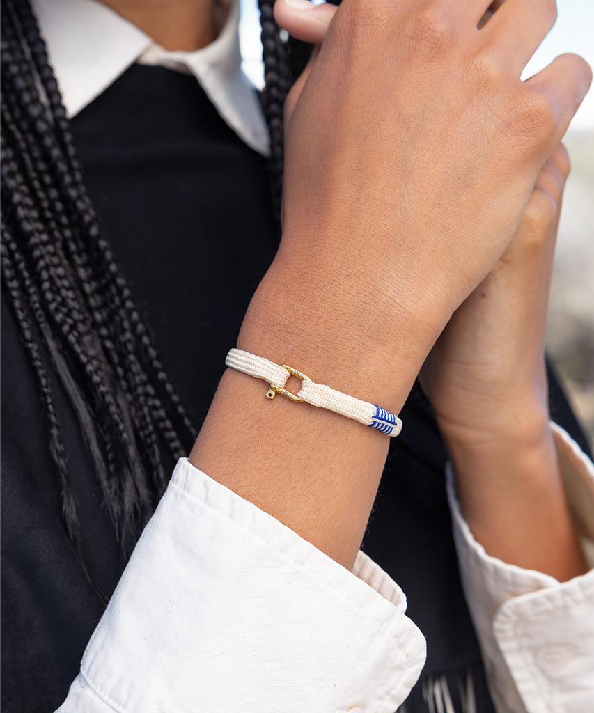 Pig&Hen (Women'S) Frankie Bracelet - Ivory X Gold