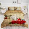 Sexy Woman 2Pcs Soft Breathable Duvet Cover Set, 3D Printed Bedding Set, Womanduvet Cover Pillowcases For Girl Boy Gift Single