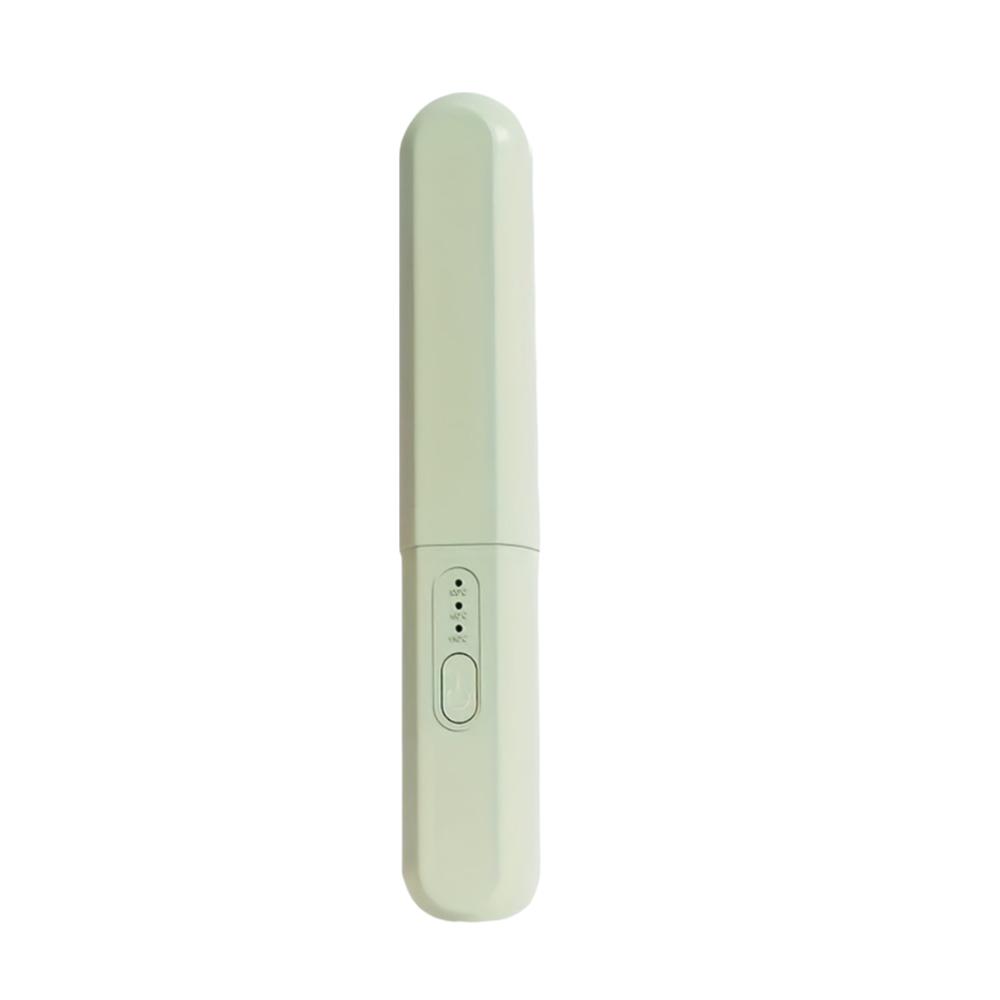 

Mini Straightening Brush Comb Wireless Portable Hair Straightener for 3.7V2000mAh On-the-go Styling зелёный