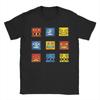 T-shirt Unisex Unisex Runner Geometry Dash Gioco Divertente 100% Cotone Magliette Manica Corta Geometric Dash T-shirt Girocollo Abbigliamento Estate