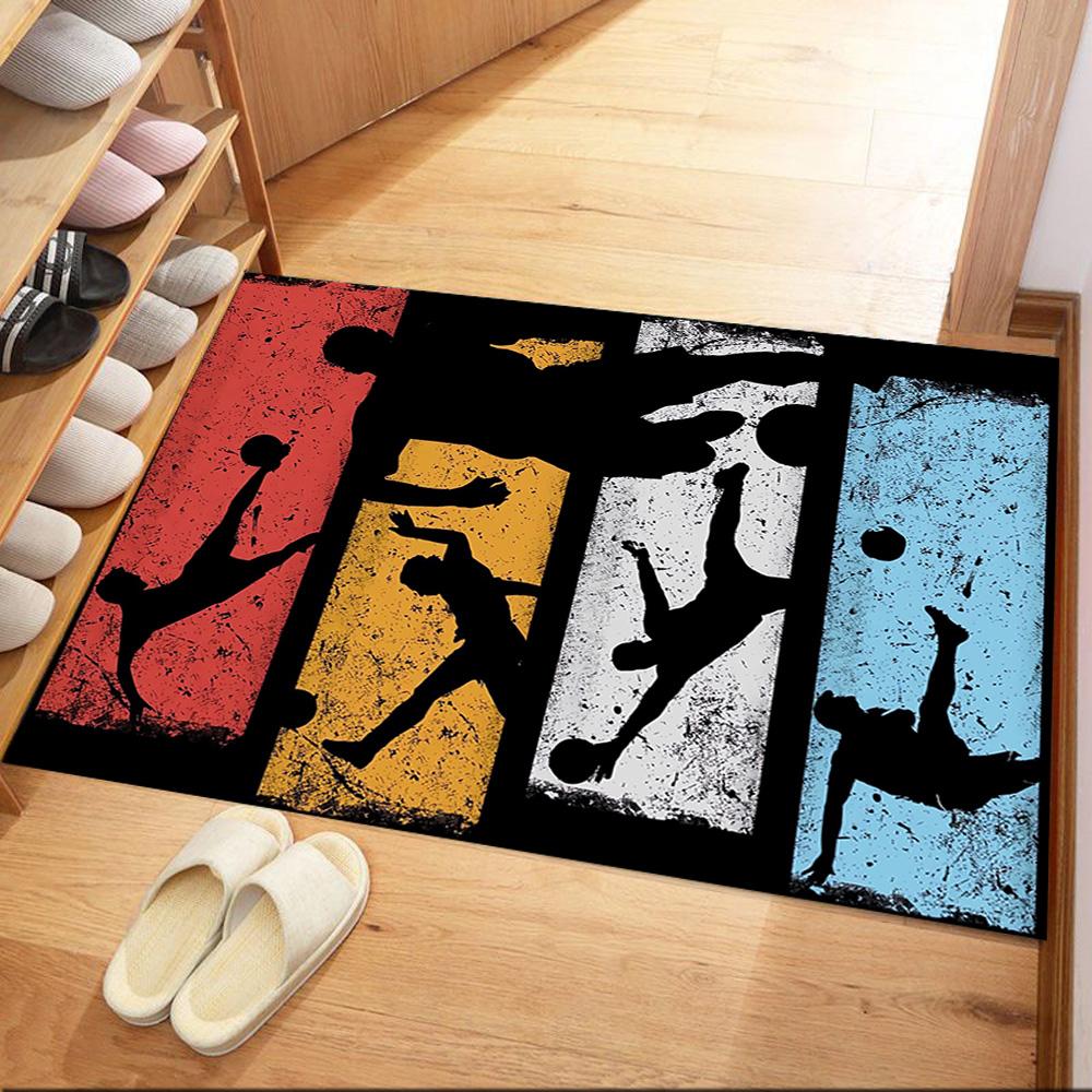 Dynamic Basketball Moves Floor Mats for Living Room, Bedroom and Room Decoration Are Suitable for Gifts.