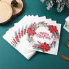 20pcs/Pac 33*33cm 2-Ply Disposable Party Napkin Christmas Pattern