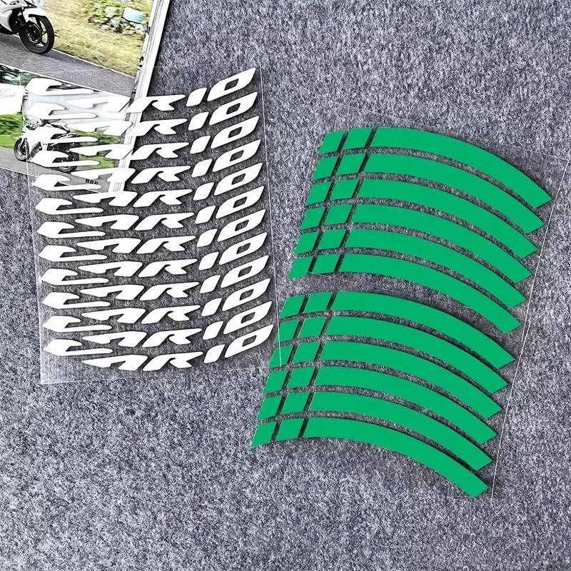 For VARIO Motorcycle 14 Inch Wheel Reflective Sticker Waterproof Personality Creative Color Warning Sticker