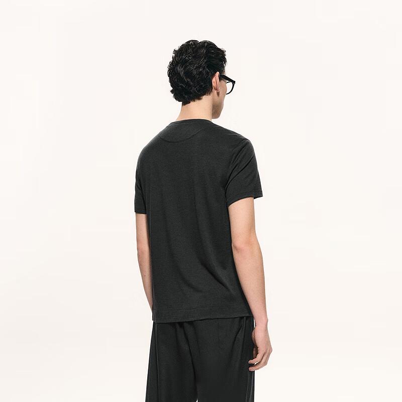 CROQUIS Men's Slim Fit Round Neck Short-Sleeve T-Shirt