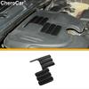 Carbon Fiber Engine Shroud Panel Decor Cover Trim For 2009- Dodge Challenger