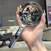 1pc Stylish Large-Head Soup Ladle, Easy-to-Clean Stainless Steel Material - Suitable for Making Soups, Frying Dishes