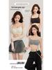 Seamless Strappy Lift-Up Bra with Comfortable Chest Pad