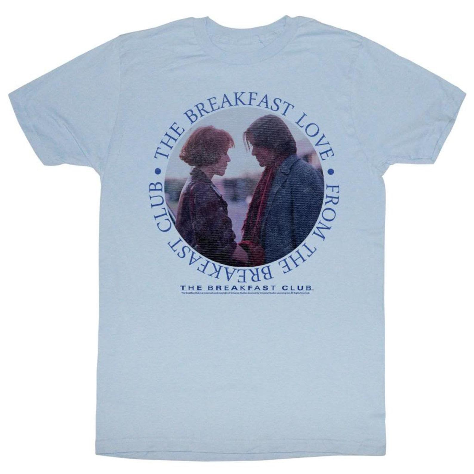 Breakfast Club Breakfast Love Light Blue Heather Adult T-Shirt XL
