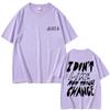 Singer Alex G Trick Change Graphic T-shirt Men Women Fashion Vintage Oversized T Shirts Male Casual Cotton Tshirt Y2k Streetwear