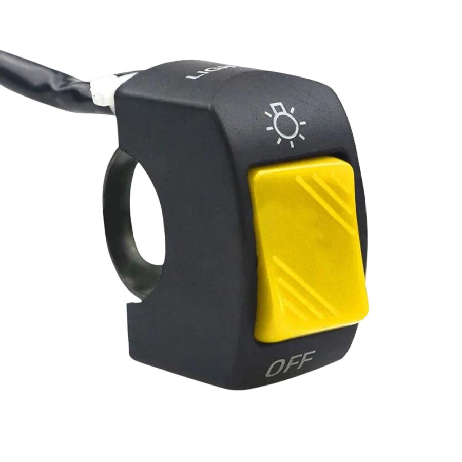 2/1pcs Motorcycle Switch ON OFF Control Buttton Handlebar Mount Headlight Signal Lamp Control Modified Switches Accessories