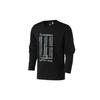 Sweatshirts Men's Black Crew Neck Moderate Regular DW4654