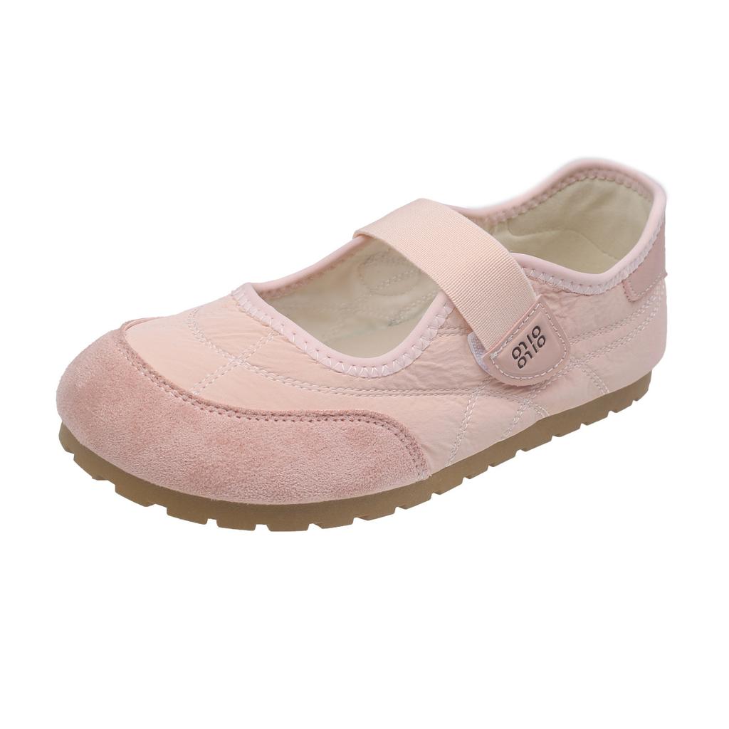 Mary Jane single shoes 2025 new breathable and versatile niche Velcro comfortable and popular retro women's shoes