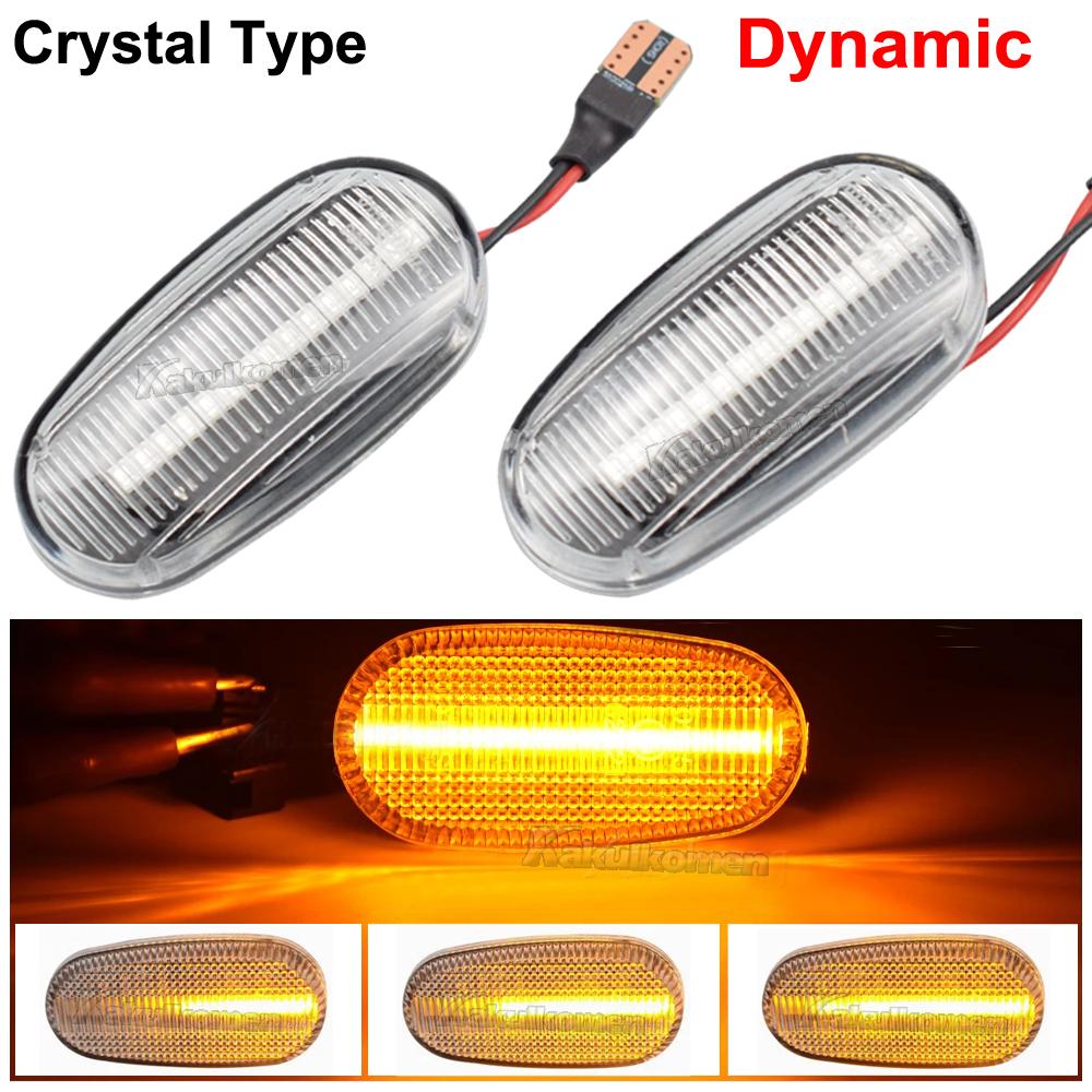 

Fit For Alfa Romeo Mito 955 147 GT 937 Fiat Bravo 2 Dynamic LED Side Marker Lights Arrow Turn Signal Light Flashing Blinker Lamp