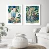 The Great Wave Surfing Poster Katsushika Hokusai Exhibition Canvas Painting Print Picture Vintage Wall Bedroom Home Decoration No Frame
