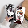 Transparent Case for Samsung A04 A14 A23 M33 M53 Realme 10 9 C35 C55 VIVO X80 Infinix Hot 30 Note 11 Tecno Spark 8P Pro L-6 Lovely Hello Kitty