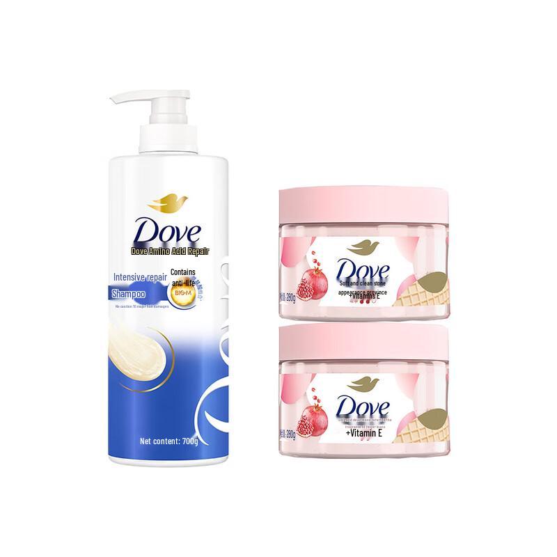 

Dove Intensive Repair Shampoo & Pomegranate Scrub Set