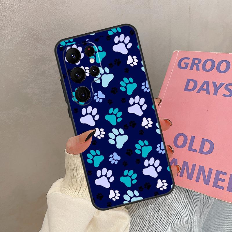 Dog Paw For Samsung Galaxy S22 S23 Ultra S21 FE Note 10 20 Ultra S8 S9 S10 Plus S20 FE Phone Case