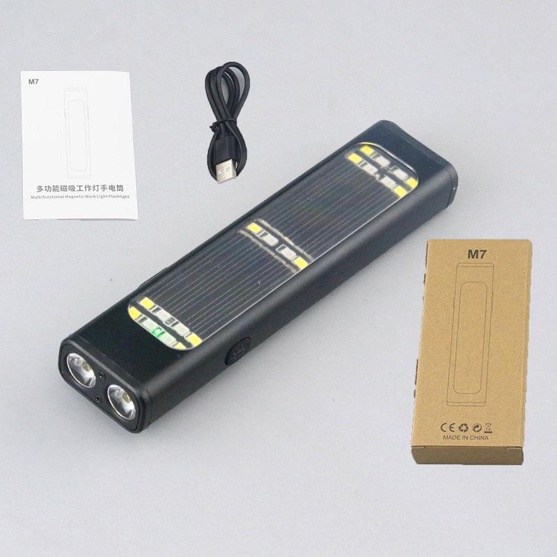 LED Keychain Flashlight USB-C Rechargeable Portable Mini Torch Light Pocket Lantern Flood Work Light