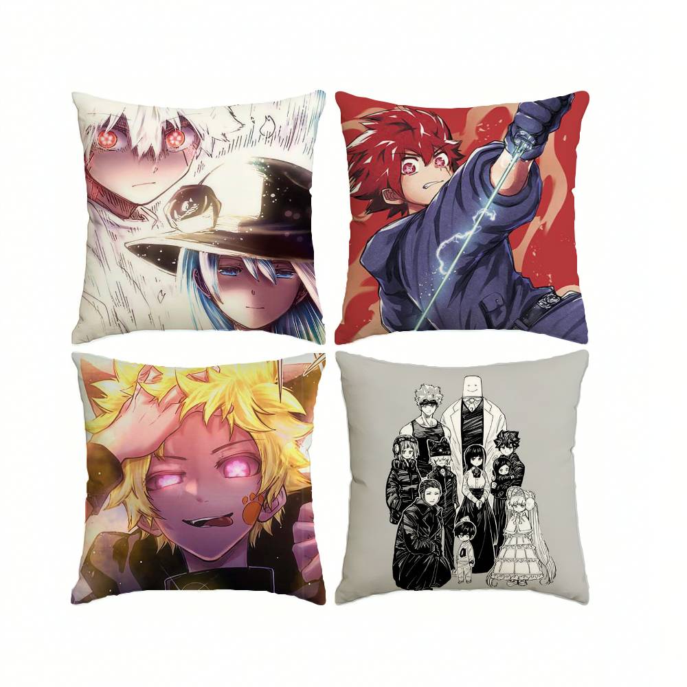 Comedy Anime M-Mission Y-Yozakura Family Square Double-Sided printed Pillow Case Bedroom Bedside Pillow Sofa Cushion Cover