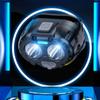 Dual Lamp Core nductionPowerful LED Headlight  90° Adjustment USB Charging Portable Emergency High Brightness Head Flashlight Motion Sensor