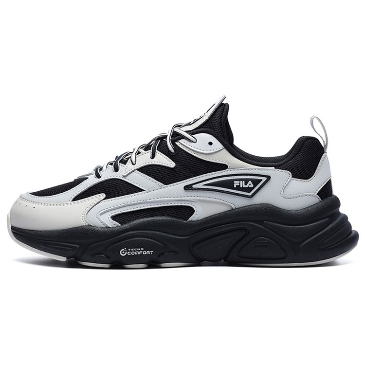 Fila Mars 1S Fabric Leather Low-Top Dad Sneakers Men Sneakers Black Gray F12M222125FPW