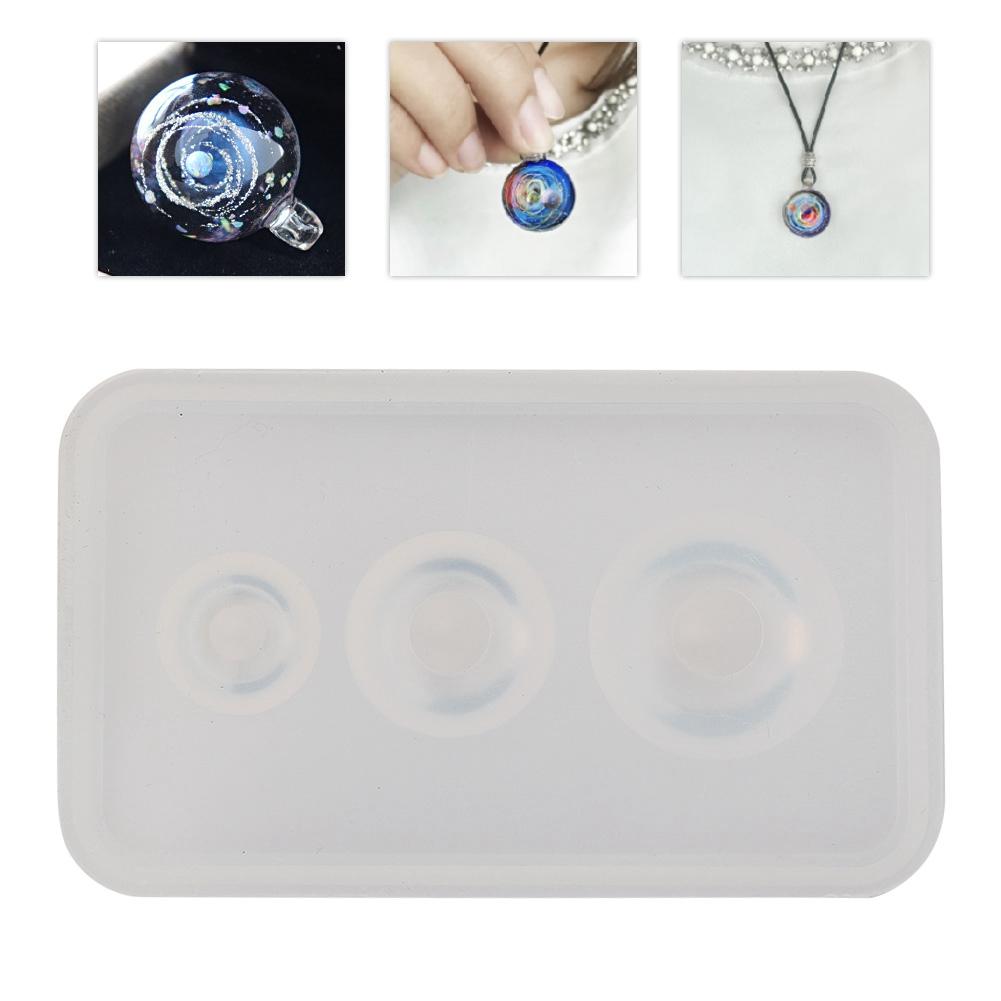 3D Stereo Spherical Silicone Mold DIY Jewelry Epoxy Mold Jewelry Crafts Pendant Making Tool