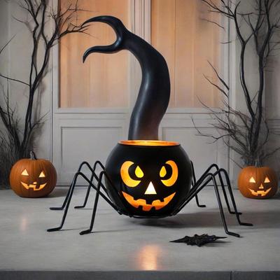 Halloween Candle Holder Candles Stand Home Decor Creative Ornament Compact Gift Tealight for