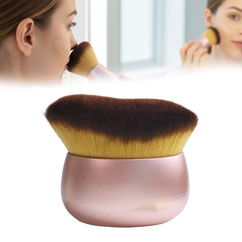 Professional Kabukis Makeup Brush For Full Body Selfs Tanning Bronzer Blending Seamless Coverage