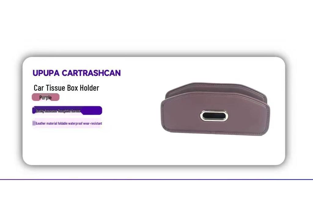 Hongqi Series Car Tissue Box: Armrest Hanging Tissue Holder