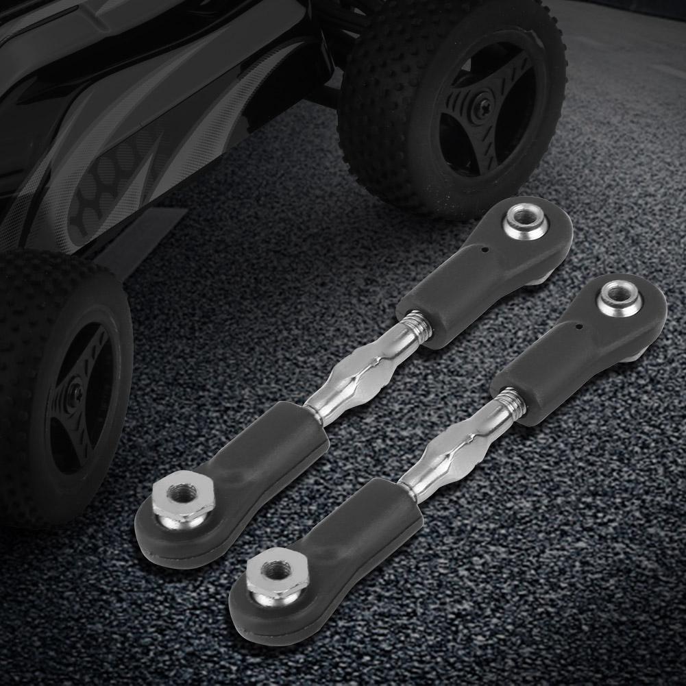 2pcsset Remote Control Car Steering Rod Servo Linkage for ZD 1:8 Model Car (Servo Rod)