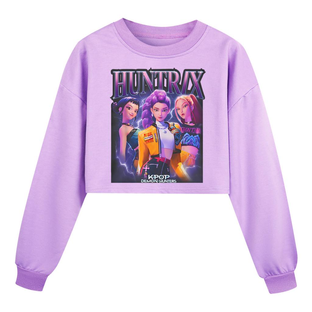 5029 Kids Girls Rumi Zoey Mira Printed Casual Long Sleeves Round Neck Sweatshirt Top