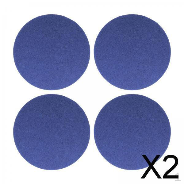 2x 4 Pieces Round MopPads 6.5inch,Mop Replacement Pads,Electric Rotary Mop Pads for Scrubber Mops