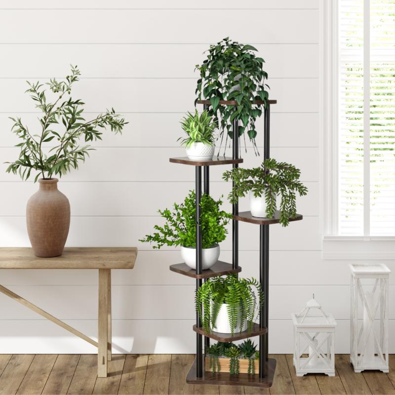 Flower Stand Metal Stand Standing Loft Plants Shelf 132 Cm [Kwietnik2]