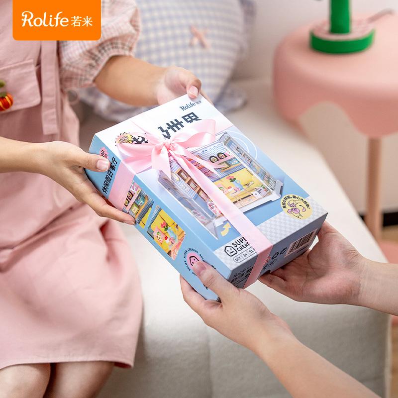 Rolife Ruoai Super World Mini Collection Building Blocks 51 74pcs Living Room DWS05/Dining Room DWS06 DWS05-DWS06