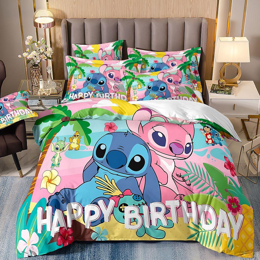 3D Digital Printing Quilt Set Three-Piece Bedding Set Four-Piece Starting Auction