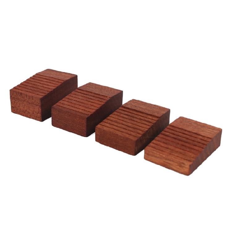 4Pcs 4 Sizes Wood Guitar Floating Tremolo Trem Wedges Replacement Floating Tremolo Set Up Blocks Guitar Part Easy To Use
