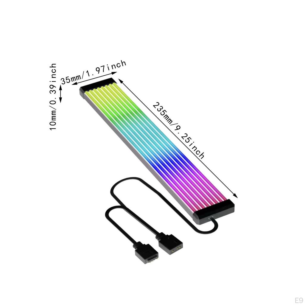 5V 3Pin ARGB Power Extension Cable Practical Safe Foldable Lightweight Simple to Use Led Lamp Strip