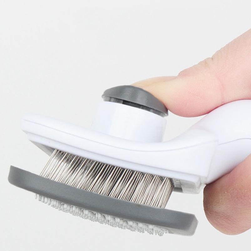 Dog Comb Pet Hair Removal Brush Cats and Dogs Special Comb Beauty Massage Self-cleaning Needle Comb Pet Supplies