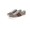 ACE Leather Low Top Skateboard Shoes Men's Ebony 760775 FACMZ 9746